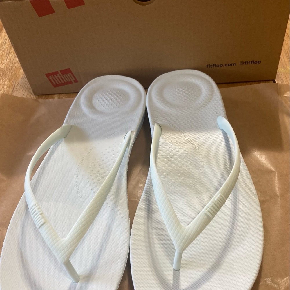Beautiful fitflop sandals size 9 seafoam blue new - Picture 2 of 7